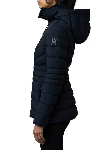 Mackage Women's Patsy Hooded Stretch Down Jacket - Black | Thumbnail 4