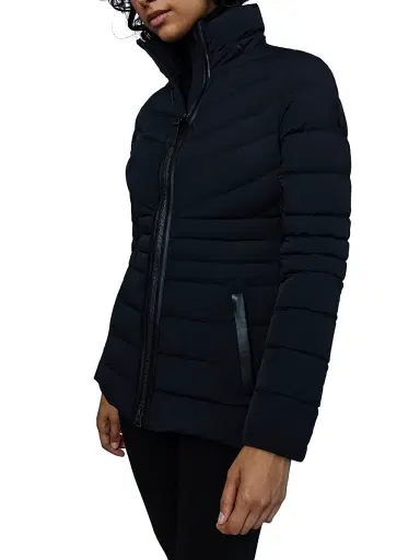 Mackage Women's Patsy Hooded Stretch Down Jacket - Black | Thumbnail 6