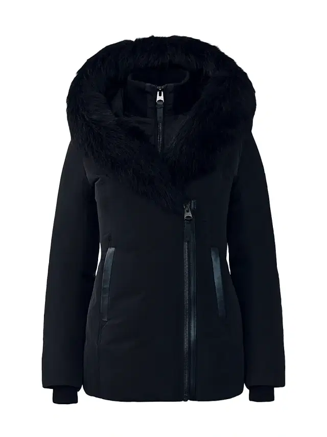 Mackage Women's Adali Shearling-Trimmed Down Coat - Black