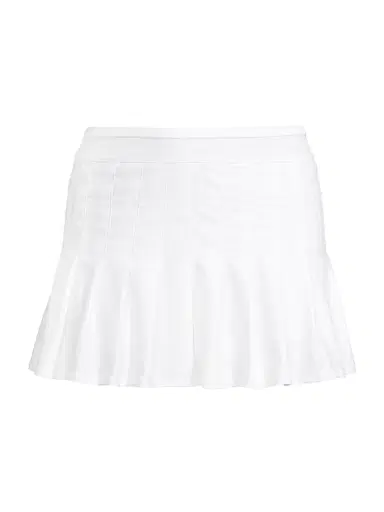 Lucky in Love Women's Pleated Performance Tennis Skirt - White | Thumbnail 1 Lucky in Love Women's Pleated Performance Tennis Skirt - White | Thumbnail 1