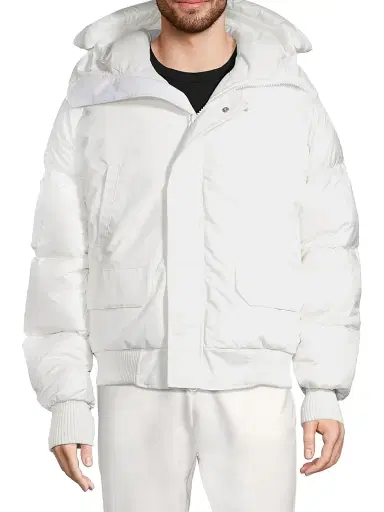 Canada Goose Men's Mixed Media Paradigm Chilliwack Hooded Down Jacket - North Star White - Size Small | Thumbnail 3