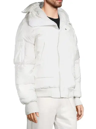 Canada Goose Men's Mixed Media Paradigm Chilliwack Hooded Down Jacket - North Star White - Size Small | Thumbnail 4