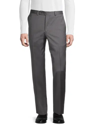 Saks Fifth Avenue Men's COLLECTION Oslo Basic Wool Pants - Charcoal - Size 30 | Thumbnail 3 Saks Fifth Avenue Men's COLLECTION Oslo Basic Wool Pants - Charcoal - Size 30 | Thumbnail 3