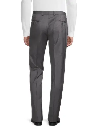 Saks Fifth Avenue Men's COLLECTION Oslo Basic Wool Pants - Charcoal - Size 30 | Thumbnail 5 Saks Fifth Avenue Men's COLLECTION Oslo Basic Wool Pants - Charcoal - Size 30 | Thumbnail 5