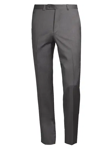 Saks Fifth Avenue Men's COLLECTION Oslo Basic Wool Pants - Charcoal - Size 30 | Thumbnail 1 Saks Fifth Avenue Men's COLLECTION Oslo Basic Wool Pants - Charcoal - Size 30 | Thumbnail 1