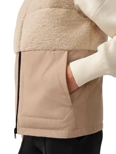 Canada Goose Women's Elora Mixed-Media Zip-Up Vest | Thumbnail 6 Canada Goose Women's Elora Mixed-Media Zip-Up Vest | Thumbnail 6