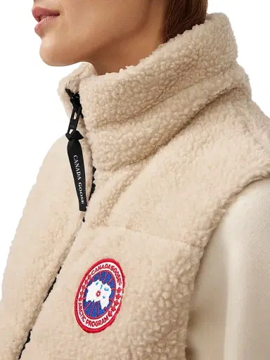 Canada Goose Women's Elora Mixed-Media Zip-Up Vest | Thumbnail 7 Canada Goose Women's Elora Mixed-Media Zip-Up Vest | Thumbnail 7