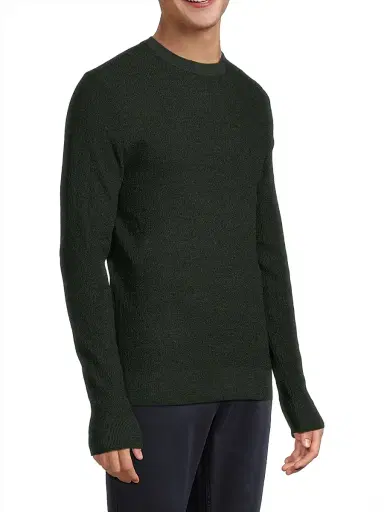 Robert Barakett Men's Watertown Crewneck Sweater - Olive - Size XXL | Thumbnail 4 Robert Barakett Men's Watertown Crewneck Sweater - Olive - Size XXL | Thumbnail 4
