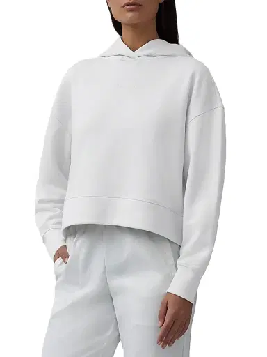 Canada Goose Women's Muskoka Embroidered Logo Hoodie - White - Size XS | Thumbnail 3 Canada Goose Women's Muskoka Embroidered Logo Hoodie - White - Size XS | Thumbnail 3