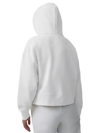 Canada Goose Women's Muskoka Embroidered Logo Hoodie - White - Size XS | Thumbnail 4 Canada Goose Women's Muskoka Embroidered Logo Hoodie - White - Size XS | Thumbnail 4
