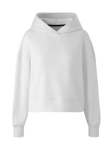 Canada Goose Women's Muskoka Embroidered Logo Hoodie - White - Size XS | Thumbnail 1 Canada Goose Women's Muskoka Embroidered Logo Hoodie - White - Size XS | Thumbnail 1