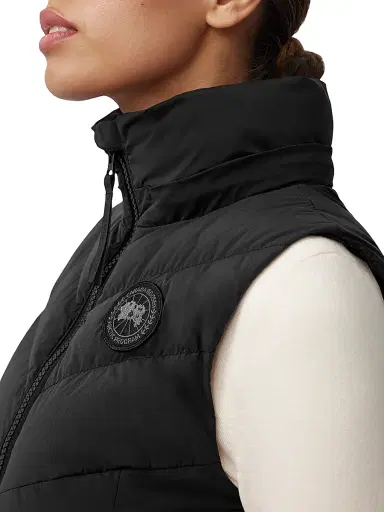 Canada Goose Women's Clair Hooded Down Puffer Vest - Black - Size XL | Thumbnail 6