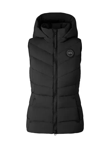 Canada Goose Women's Clair Hooded Down Puffer Vest - Black - Size XL | Thumbnail 1