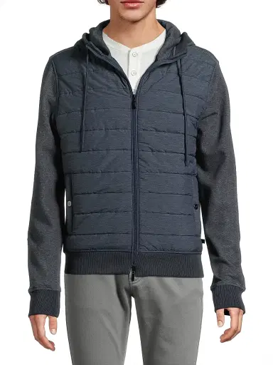 Robert Barakett Men's Cowandame Quilted Jacket - Navy | Thumbnail 3 Robert Barakett Men's Cowandame Quilted Jacket - Navy | Thumbnail 3
