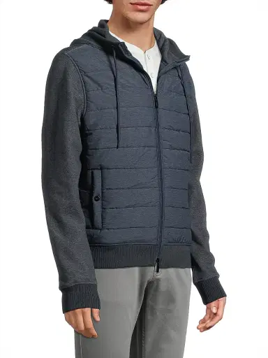 Robert Barakett Men's Cowandame Quilted Jacket - Navy | Thumbnail 4 Robert Barakett Men's Cowandame Quilted Jacket - Navy | Thumbnail 4