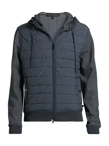Robert Barakett Men's Cowandame Quilted Jacket - Navy | Thumbnail 1 Robert Barakett Men's Cowandame Quilted Jacket - Navy | Thumbnail 1
