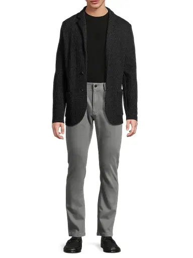 Robert Barakett Men's Fortezza Wool Sport Jacket - Black | Thumbnail 2 Robert Barakett Men's Fortezza Wool Sport Jacket - Black | Thumbnail 2