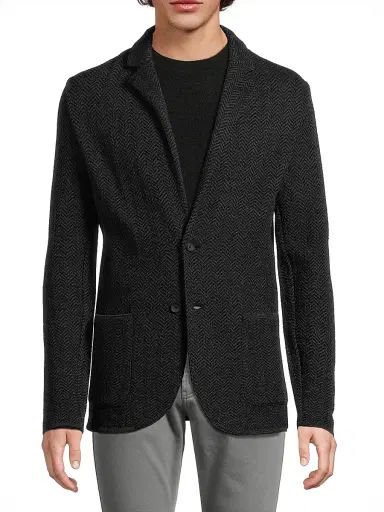 Robert Barakett Men's Fortezza Wool Sport Jacket - Black | Thumbnail 3 Robert Barakett Men's Fortezza Wool Sport Jacket - Black | Thumbnail 3