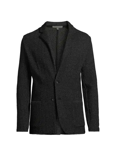 Robert Barakett Men's Fortezza Wool Sport Jacket - Black | Thumbnail 1 Robert Barakett Men's Fortezza Wool Sport Jacket - Black | Thumbnail 1
