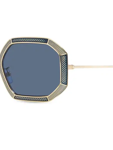 Tory Burch Women's 52MM Geometric Sunglasses - Shiny Gold | Thumbnail 9 Tory Burch Women's 52MM Geometric Sunglasses - Shiny Gold | Thumbnail 9