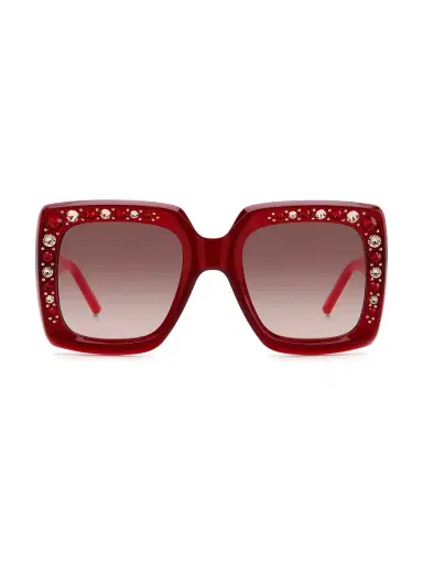 Carolina Herrera Women's 53MM Oversized Square Sunglasses - Burgundy Brown Gradient | Thumbnail 3 Carolina Herrera Women's 53MM Oversized Square Sunglasses - Burgundy Brown Gradient | Thumbnail 3