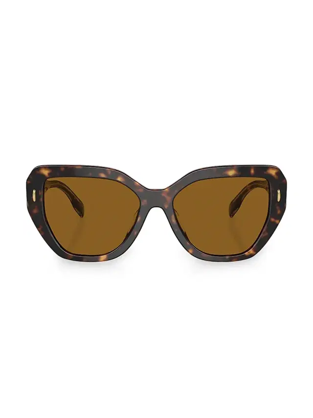 Women's Miller 55MM Oversized Cat-Eye Sunglasses - Dark Tortoise