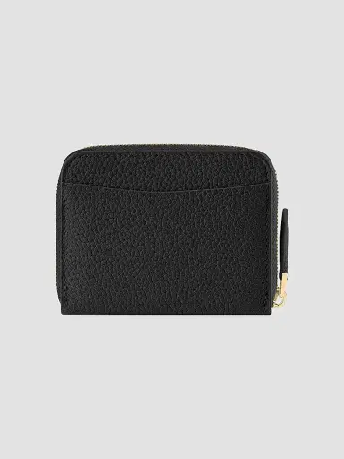 MAISON de SABRÉ Women's Leather Zipped Wallet - Black Caviar | Thumbnail 2