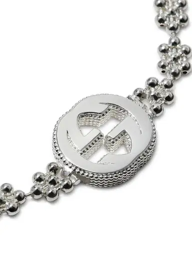 Gucci Women's Sterling Silver Interlocking-G Bracelet/7" | Thumbnail 3
