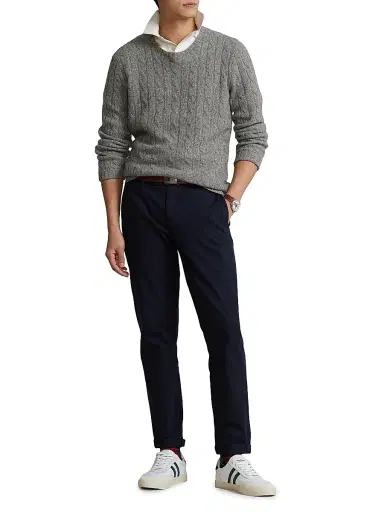 Polo Ralph Lauren Men's Stretch Straight-Fit Chino Pants - Aviator Navy | Thumbnail 1 Polo Ralph Lauren Men's Stretch Straight-Fit Chino Pants - Aviator Navy | Thumbnail 1