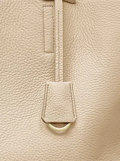 MAISON de SABRÉ Women's Leather Zipped Soft Tote Bag - Saharan | Thumbnail 7
