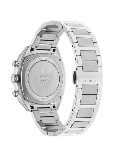 Gucci Men's Interlocking G Stainless Steel Chronograph Watch/41MM - Green Steel Black | Thumbnail 3