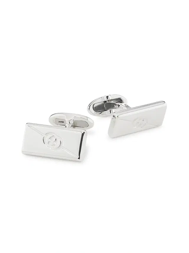 Men's  Tag Cufflinks - Silver