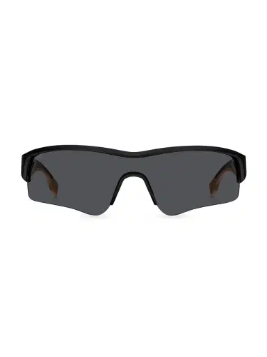 BOSS Men's 99MM Shield Sunglasses - Black Grey | Thumbnail 3