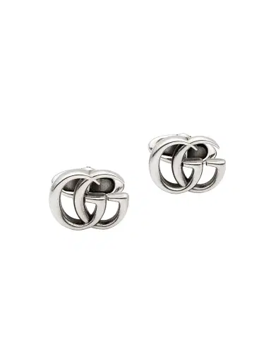 Gucci Men's GG Marmont 925 Sterling Silver Cufflinks | Thumbnail 1 Gucci Men's GG Marmont 925 Sterling Silver Cufflinks | Thumbnail 1