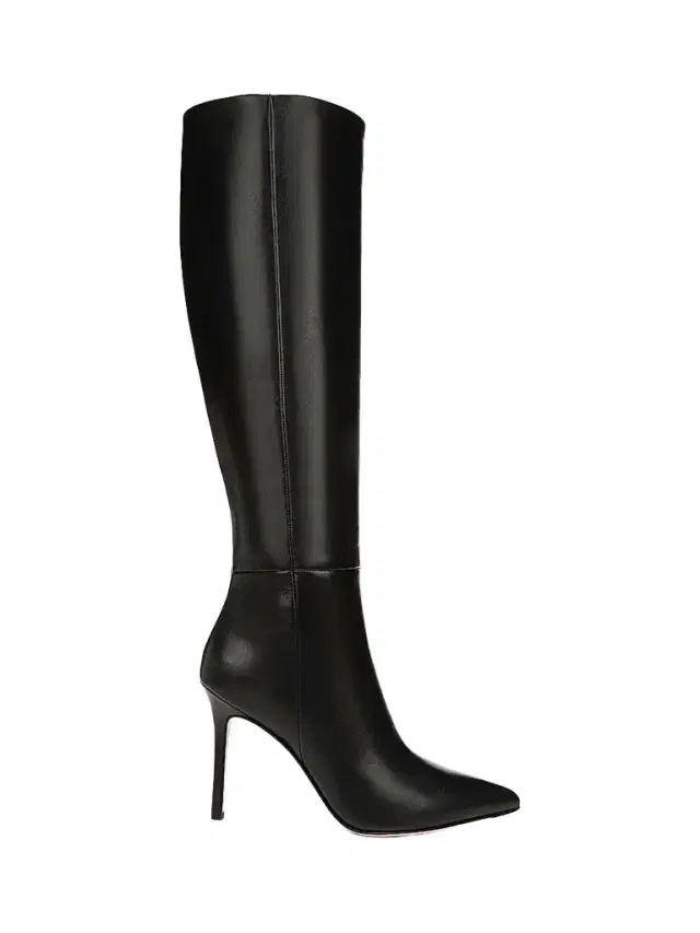 Veronica Beard Women's Lisa 95MM Knee-High Wide-Calf Leather Boots - Black