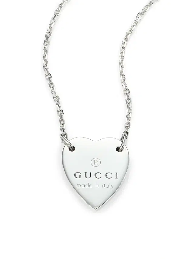 Women's Sterling Silver Signature Heart Pendant Necklace - Silver