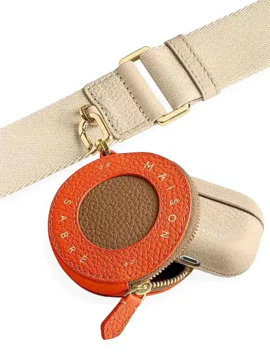 Maison de Sabre Women's Leather Coin Purse - Sandstone Manhattan | Thumbnail 2