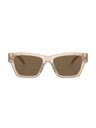Tory Burch Women's 52MM Square Sunglasses - Transparent | Thumbnail 1 Tory Burch Women's 52MM Square Sunglasses - Transparent | Thumbnail 1