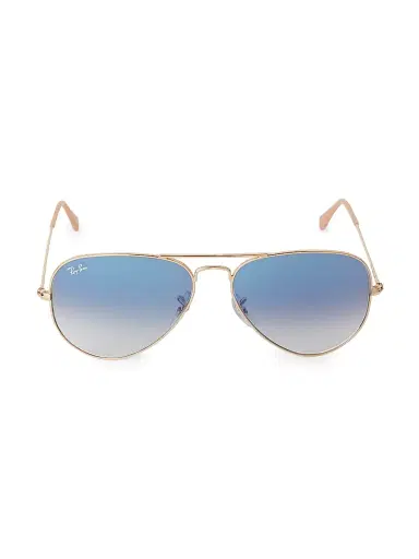 Ray-Ban Women's RB302558 58MM Original Aviator Sunglasses - Blue Gradient | Thumbnail 1