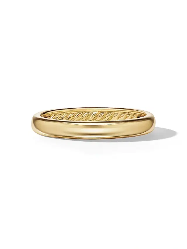 David Yurman Men's DY Classic Band in 18k Gold