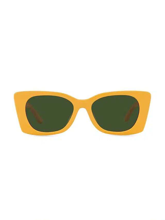 Women's 52MM Cat-Eye Sunglasses - Orange