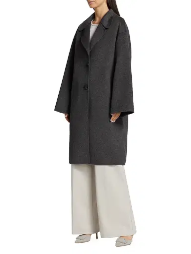 Mercer Collective Women's Kelly Long Wool Cocoon Coat | Thumbnail 4 Mercer Collective Women's Kelly Long Wool Cocoon Coat | Thumbnail 4