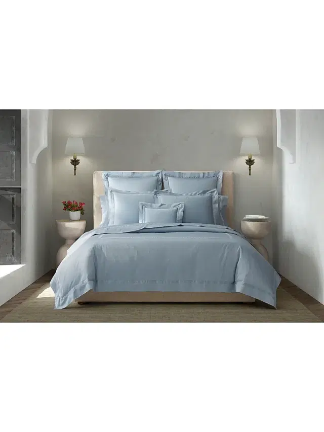 Matouk Nocturne Duvet & Sham Collection - Deep Jade Full