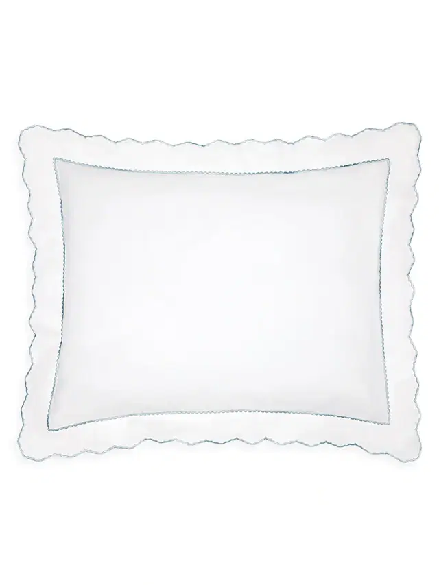 Sferra Pettine Duvet & Shams Collection - White Sky Standard