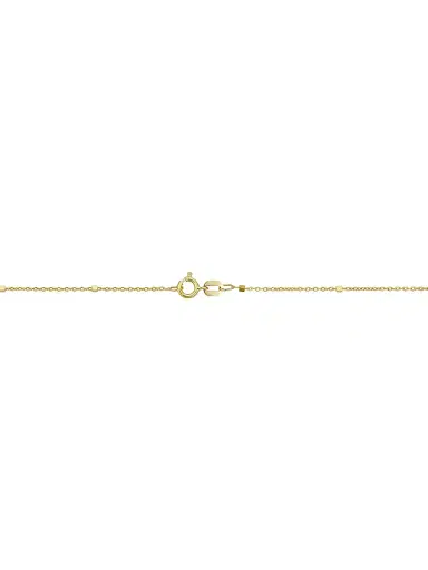 Oradina Women's 14K Yellow Solid Gold Grace Chain Necklace - Yellow Gold | Thumbnail 2