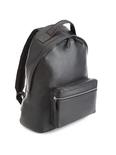 Royce New York Men's Pebbled Leather Laptop Backpack | Thumbnail 2 Royce New York Men's Pebbled Leather Laptop Backpack | Thumbnail 2