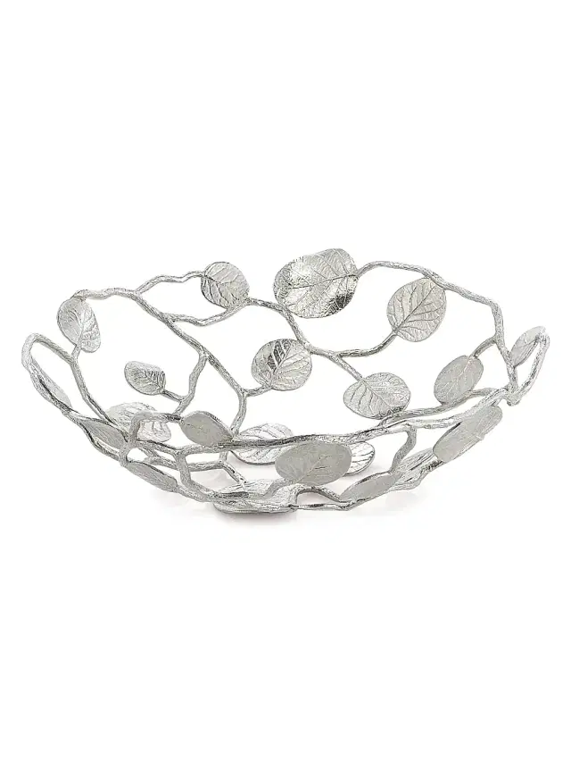 Botanical Leaf Bread Basket