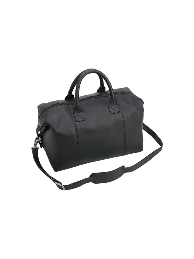 Royce New York Women's Executive Leather Duffel Bag - Black