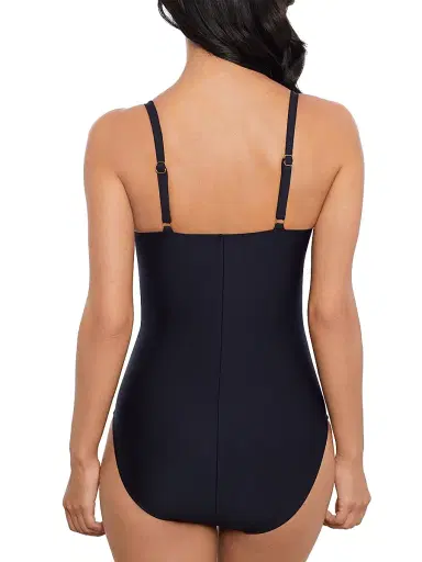 Magicsuit Women's Chain Link Gianna One-Piece Swimsuit - Black - Size 16 | Thumbnail 3