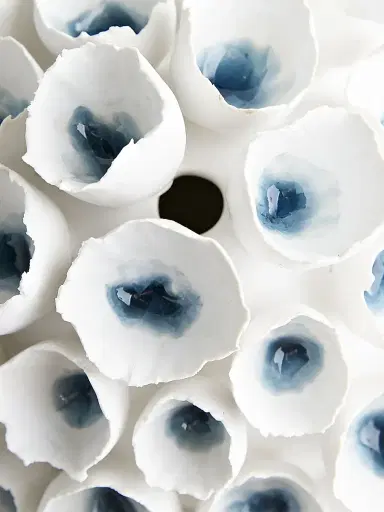 Arteriors Dakota 2-Piece Vase Set - Blue | Thumbnail 5